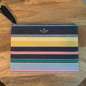 NWT Kate Spade Ash Street large tassel pouch.